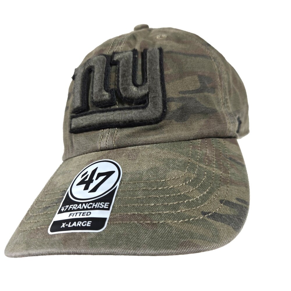 New York Giants NFL ‘47 Franchise Camo Fitted Hat Camouflage Men's XL New